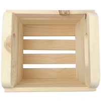 Wilson® Enterprises 8" x 7" x 5.5" Pine Handle Crates, 2ct.