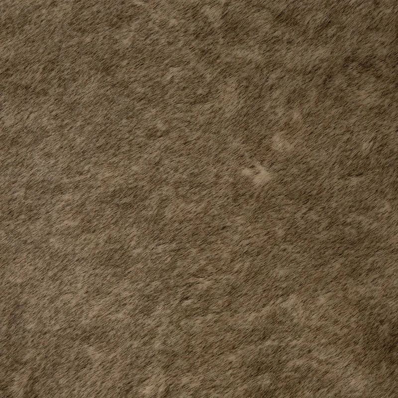 Faux Fur Christmas Tree Skirt - 48" - Brown