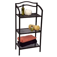 Household Essentials 3-Tier Metal Bathroom Storage Shelf