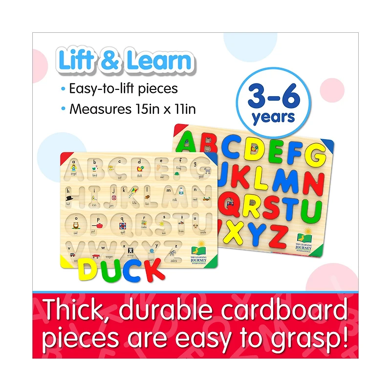 Lift & Learn Puzzle - ABC: 26 Pcs
