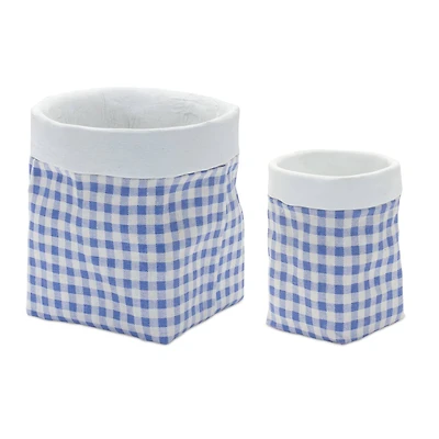 Plaid Bag Design Pot Set