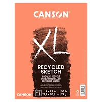 6 Pack: Canson® XL® Recycled Sketch Pad, 9" x 12"
