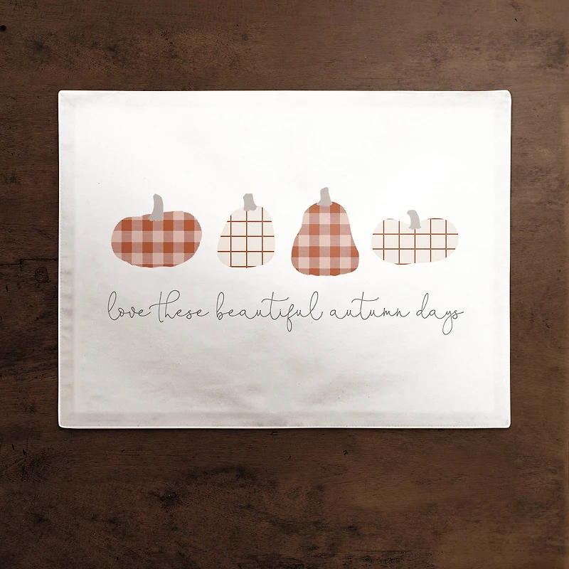 Beautiful Autumn Days Polyester Twill Placemat