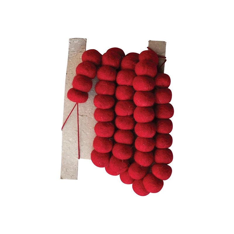 Hello Honey® 6ft. Handmade Wool Felt Ball Garland