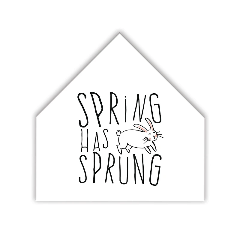 Easter Math Wreath 3 12" x 12" House Shaped Canvas