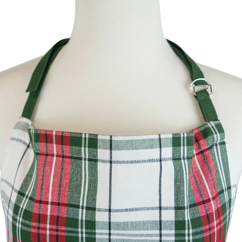 DII® Christmas Plaid Chef Apron