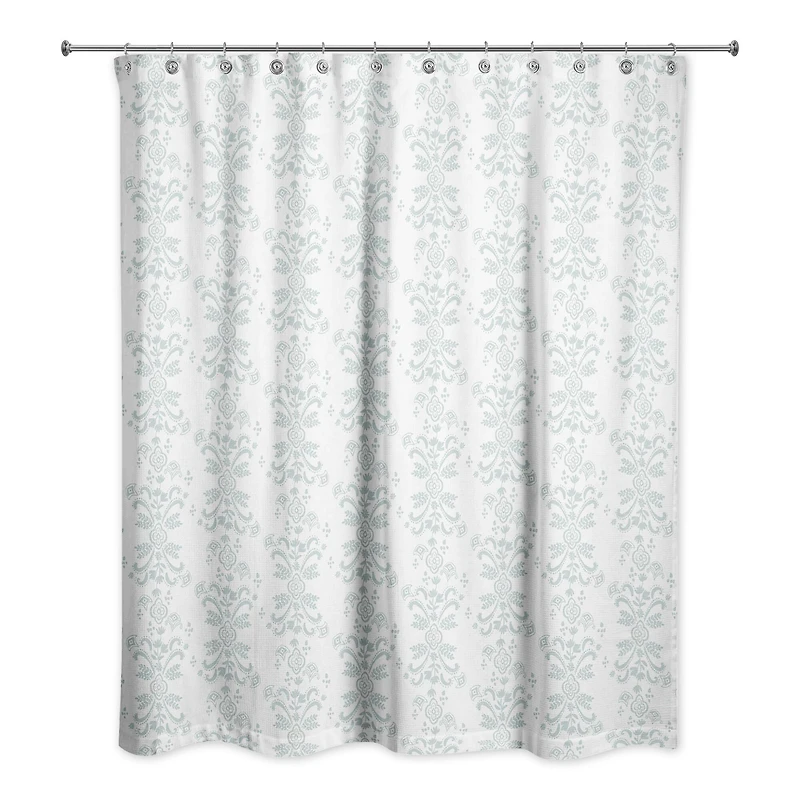 Floral Crest Shower Curtain