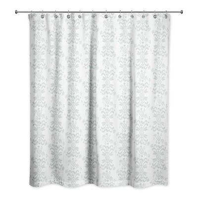 Floral Crest Shower Curtain
