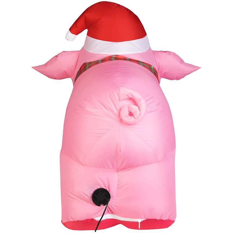 3ft. Airblown® Inflatable Christmas Pig