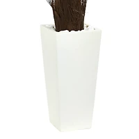3.5ft. Cycas Tree in White Tower Planter