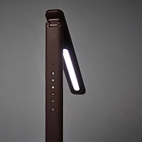 OttLite Wellness Series 14.75" Brown Renew LED Desk Lamp