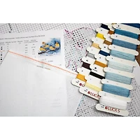 Luca-S Eastern Bluebirds Counted Cross Stitch Kit