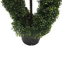5ft. Green Boxwood Double Spiral Topiary Tree