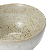 Hello Honey® White Reactive Glaze Stoneware Bowl