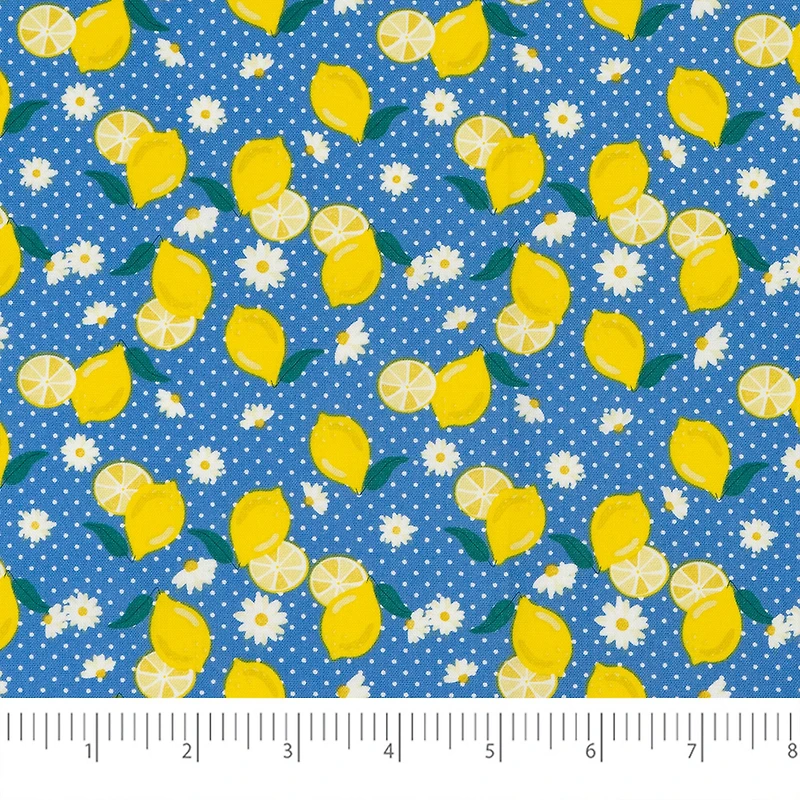 SINGER Lemon Floral Cotton Fabric Bundle