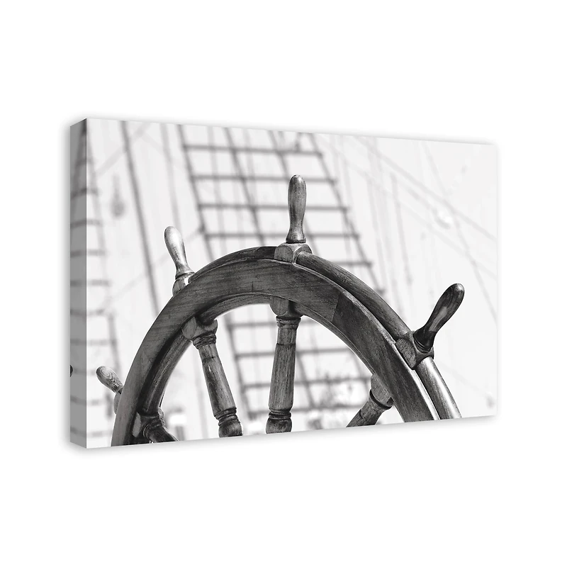 Captains Wheel Canvas Wall Art