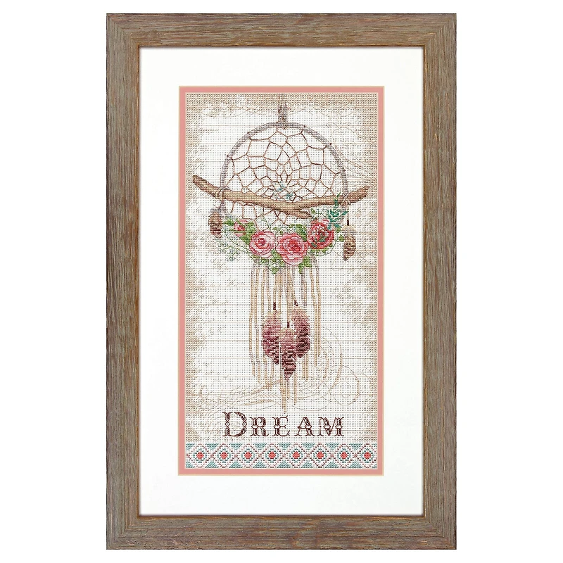 Dimensions® Counted Cross Stitch Kit, Floral Dreamcatcher