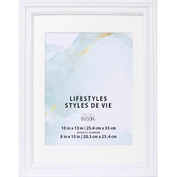 Lifestyles™ White Frame With Mat by Studio Décor