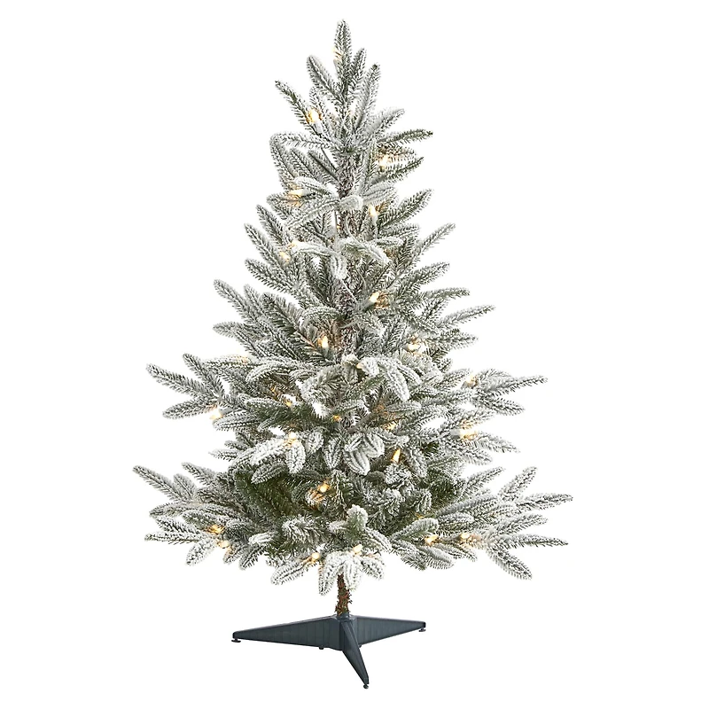 3ft. Pre-Lit Manchester Spruce Artificial Christmas Tree, Clear LED Lights