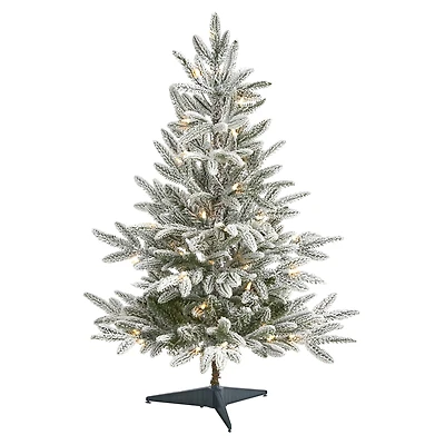 3ft. Pre-Lit Manchester Spruce Artificial Christmas Tree, Clear LED Lights