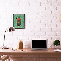 Stupell Industries Strong Hope Inspirational Black Framed Wall Art