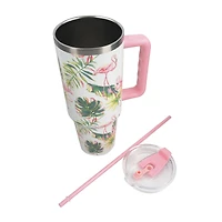 40oz. Flamingo Toss Stainless Steel Insulated Tumbler by Celebrate It™