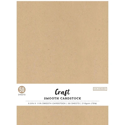 Colorbok® Craft 8.5" x 11" Cardstock Paper, 50 Sheets