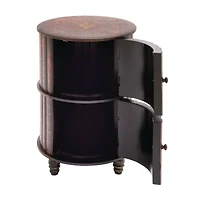 Maroon Wood Traditional Cabinet, 29" x 18" x 18"