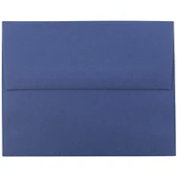 JAM Paper A10 Presidential Blue Recycled Invitation Envelopes