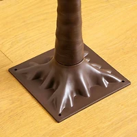 3ft. 5ft. 6ft. Artificial Brown Birch Trees with Warm White LED Lights - Set of 3