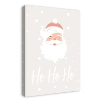 Ho Ho Ho Santa 20x30 Canvas Wall Art