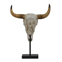 16.5" Bull Head Tabletop Décor by Ashland®