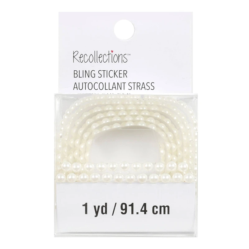 Recollections™ Bling on a Roll™ Faux Pearls
