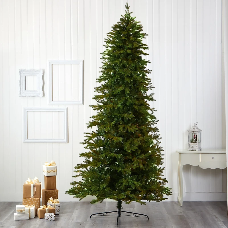 10ft. Unlit Belgium Fir Natural-Look Artificial Christmas Tree