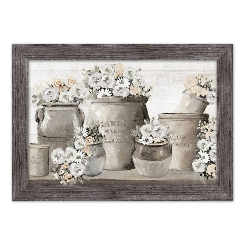 French Country Flowers Western Framed Print