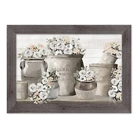 French Country Flowers Western Framed Print