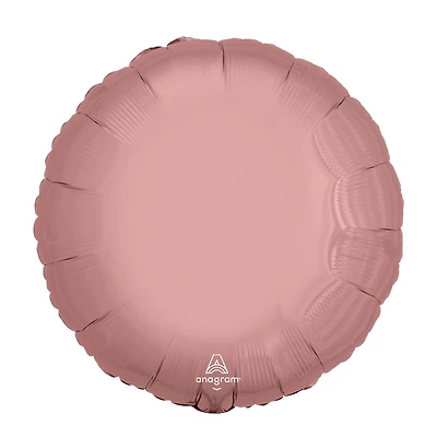 17" Rose Gold Round Foil Balloon