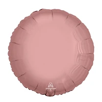17" Rose Gold Round Foil Balloon