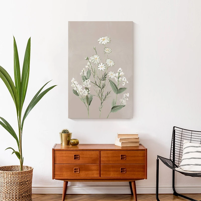 Botanicals On Neutral 20" x 30" Canvas Wall Art
