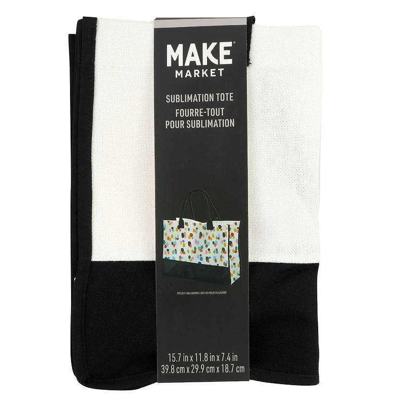 15.7" x 11.8" Sublimation Tote by Make Market®