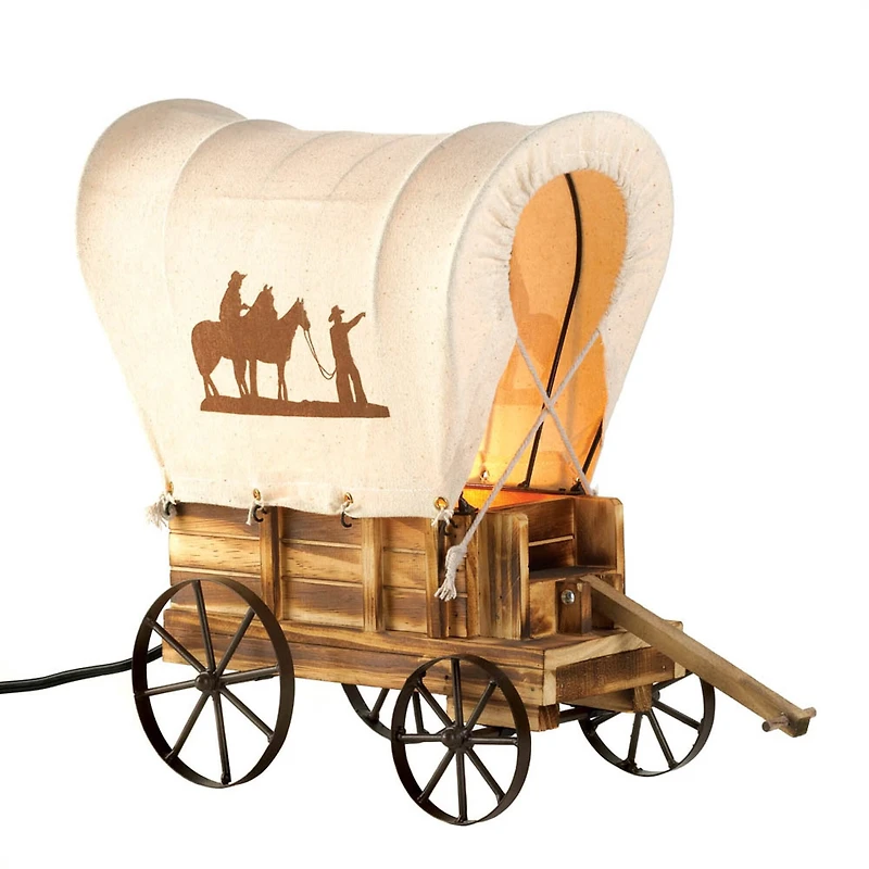 13" Western Wagon Table Lamp