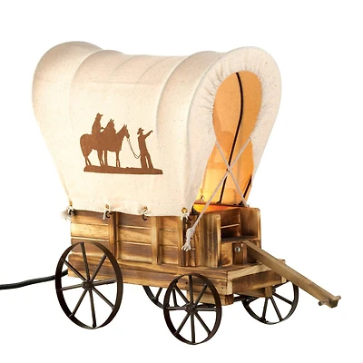 13" Western Wagon Table Lamp