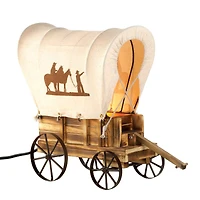13" Western Wagon Table Lamp