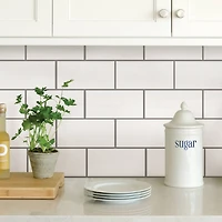 InHome Subway Tile Peel & Stick Backsplash Tiles