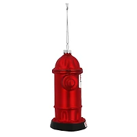5" Red Fire Hydrant Glass Ornament by Ashland®