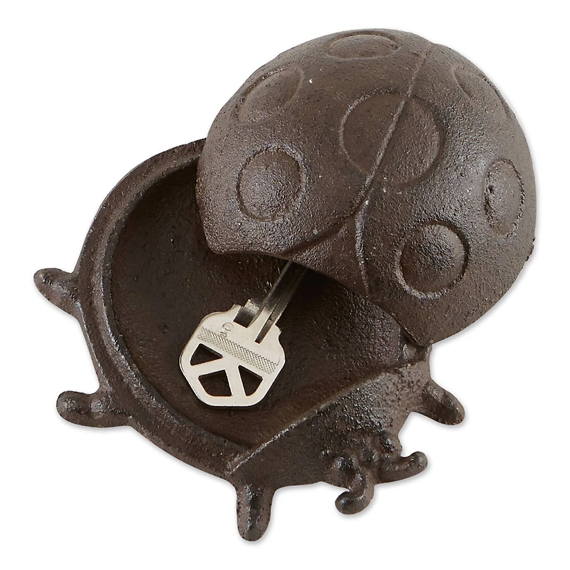 Secure Cast Iron Ladybug Secret Key Holder