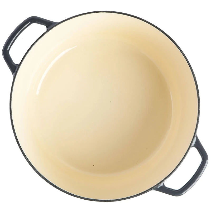 Spice By Tia Mowry Savory Saffron 6qt. Enameled Cast Iron Dutch Oven with Lid