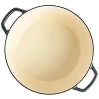 Spice By Tia Mowry Savory Saffron 6qt. Enameled Cast Iron Dutch Oven with Lid