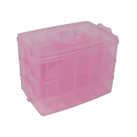 Everything Mary Pink Stackable Storage Container