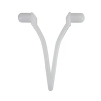 Pool Central White Replacement Butterfly Clips for Pool Cleaning Poles